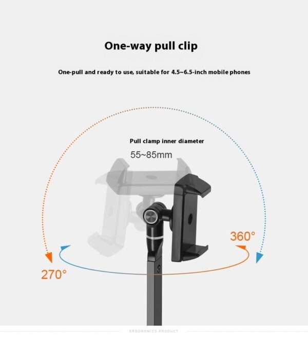Lazy Desktop Bedside Vertical Shooting Live Broadcast Telescopic Lifting Rack - Image 8