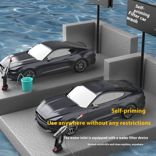 Portable Car Washing Machine Charging Car Washing Gun Wireless High Voltage - Image 8