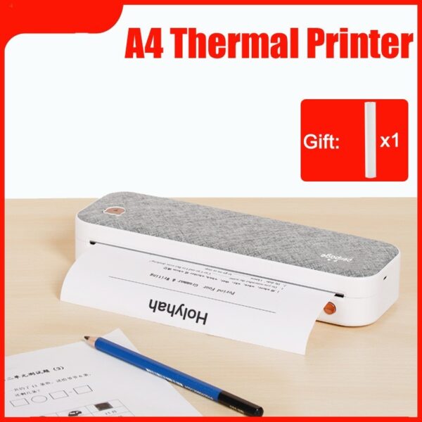 Mini A4 Printer Household Small Portable Ink-free Error Machine - Image 2