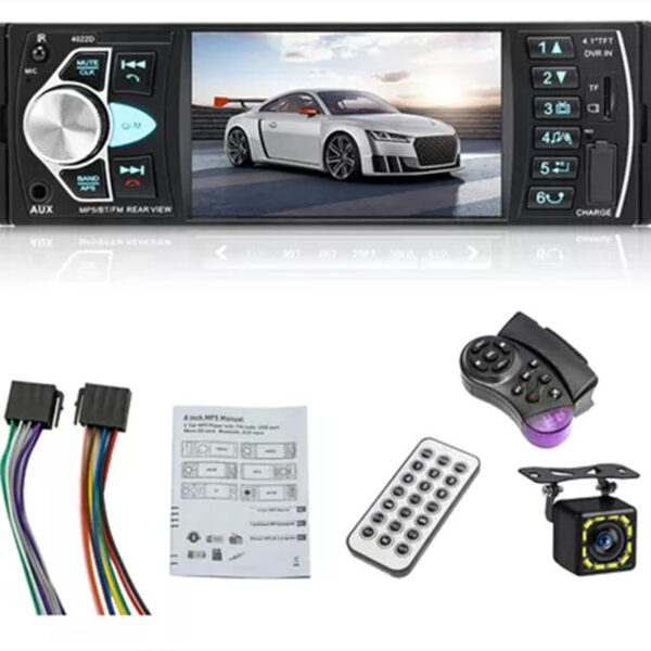 4.1-inch High-definition Car Bluetooth Car Plug-in Machine - Image 3