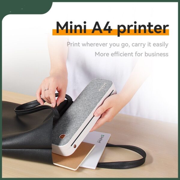 Mini A4 Printer Household Small Portable Ink-free Error Machine - Image 6