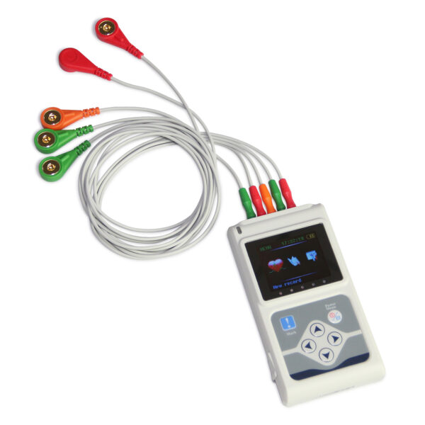 Handheld 24 Hours 3 Channel ECG EKG Holter Monitor System CONTEC TLC9803 PC Software - Image 8