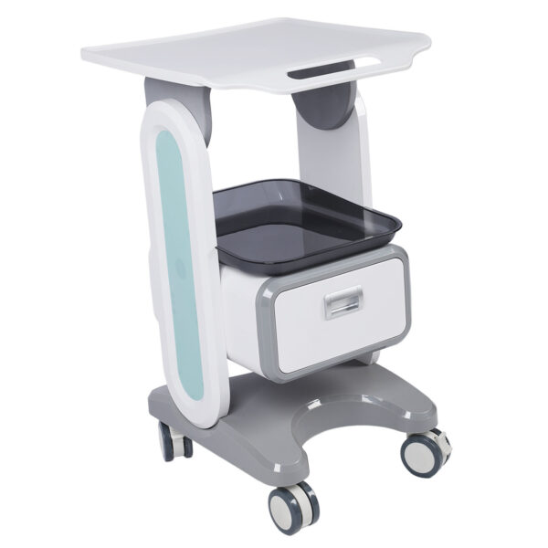 Medical Trolley Cart Large Countertop Single Drawer 50kg Bearing Beauty Salon Rolling Cart for Laboratory Dental Clinic - Image 4