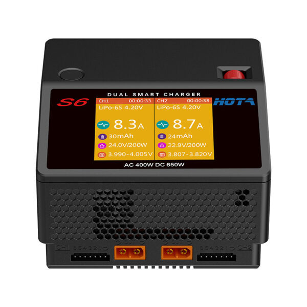HOTA S6 Smart Balance Charger 1-6S Lithium Battery - Image 4