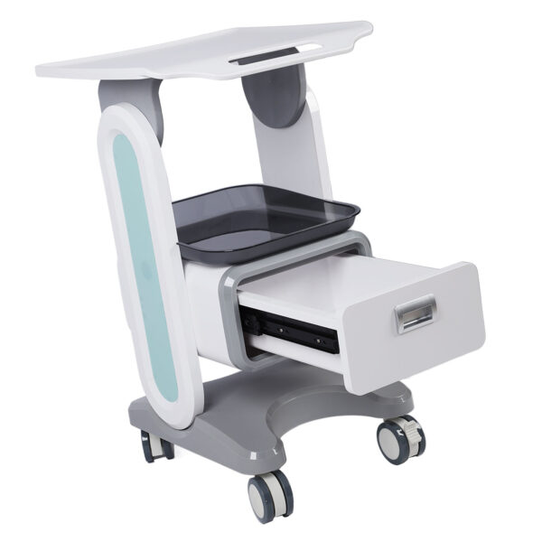 Medical Trolley Cart Large Countertop Single Drawer 50kg Bearing Beauty Salon Rolling Cart for Laboratory Dental Clinic - Image 10