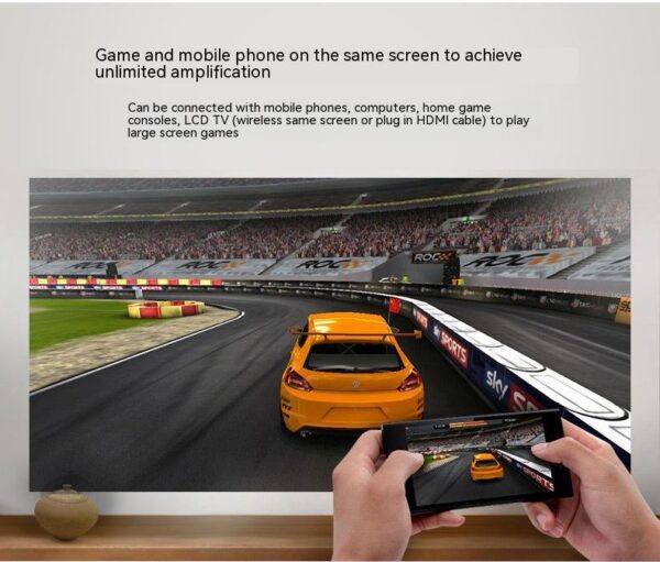 M6S Miniature Portable Smart DLP Android Projector 32G Memory Smart Phone Projector - Image 10