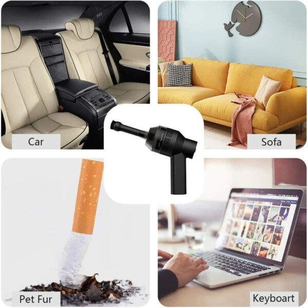 Portable Cordless Electric Air Duster Keyboard PC Car Cleaner Tool Rechargeable Compressed Air Duster, Keyboard Cleaner Electric Air Duster, Good Replace Compressed Air Can, No Canned Air Duster - Image 3