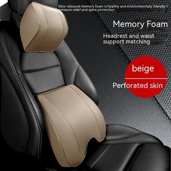 Car Neck Pillow Memory Foam Neck Car Pillow Waist - Image 7