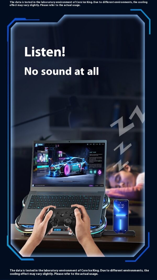 Notebook Play Speed Cooling 4-core Laptop Cooler - Image 5