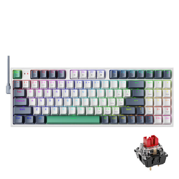K500 Wired Mechanical Keyboard Hot Swap - Image 3