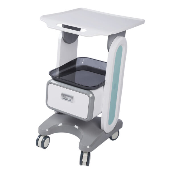 Medical Trolley Cart Large Countertop Single Drawer 50kg Bearing Beauty Salon Rolling Cart for Laboratory Dental Clinic - Image 8