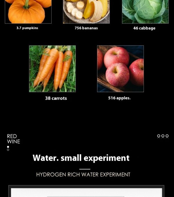 Hydrogen And Oxygen Separation Electrolysis Of Water Portable Anion Hydrogen-rich Cup - Image 3