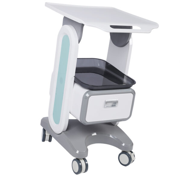 Medical Trolley Cart Large Countertop Single Drawer 50kg Bearing Beauty Salon Rolling Cart for Laboratory Dental Clinic - Image 2