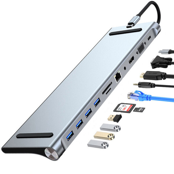 Macbook Laptop Computer Notebook 11-in-1 Docking Station - Image 5