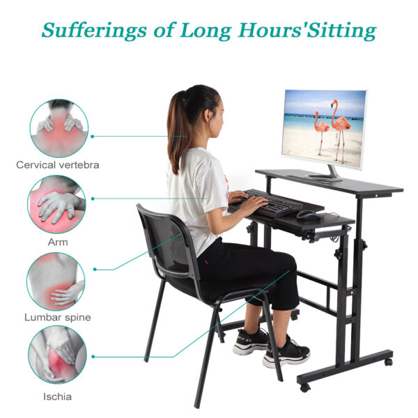 Multi purpose Height Adjustable Laptop Desk Table - Image 2