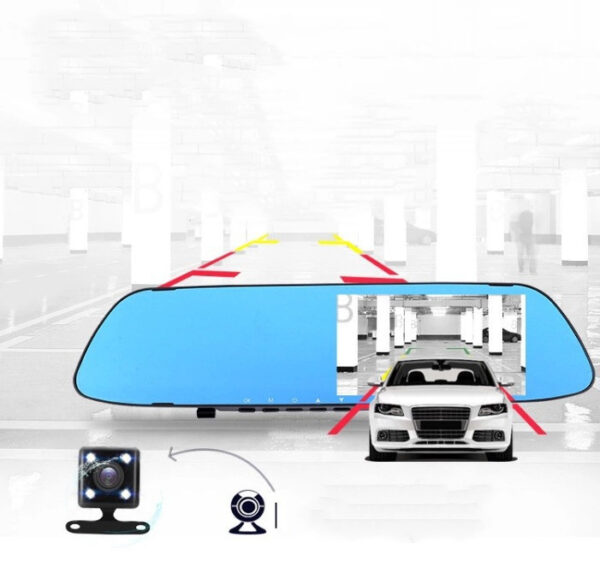 Rearview Mirror 5 Inch IPS Screen HD 1080P Reversing Image - Image 3