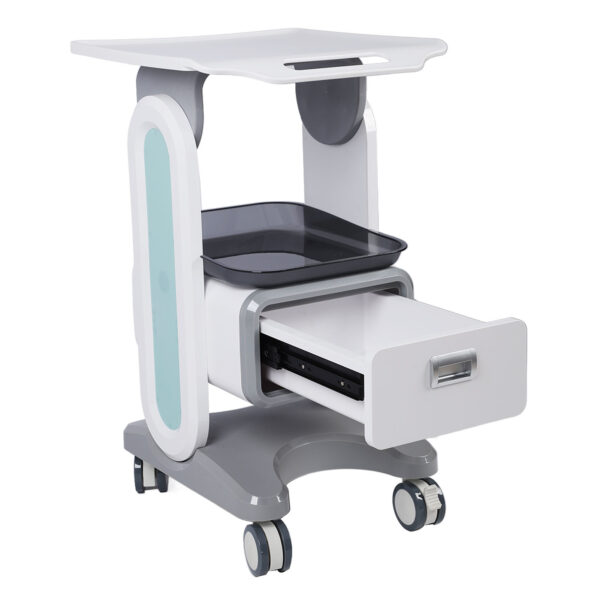 Medical Trolley Cart Large Countertop Single Drawer 50kg Bearing Beauty Salon Rolling Cart for Laboratory Dental Clinic - Image 5