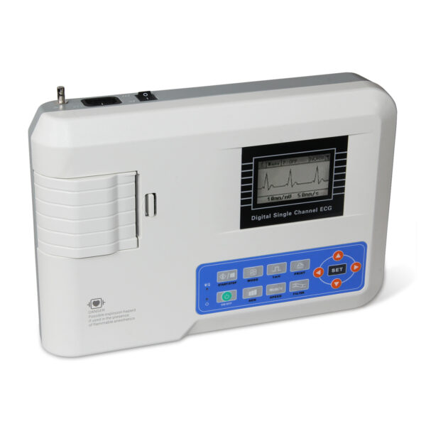 CONTEC Digital 1 Channel 12 Lead ECG Machine EKG Electrocardiograph ECG100G Printer - Image 5