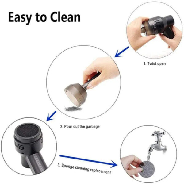 Portable Cordless Electric Air Duster Keyboard PC Car Cleaner Tool Rechargeable Compressed Air Duster, Keyboard Cleaner Electric Air Duster, Good Replace Compressed Air Can, No Canned Air Duster - Image 5