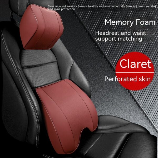 Car Neck Pillow Memory Foam Neck Car Pillow Waist - Image 9